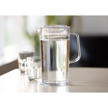 Ideal Settings Water Pitcher with Lid, BPA-Free, 64 ounces, Clear, Dishwasher safe 30164000